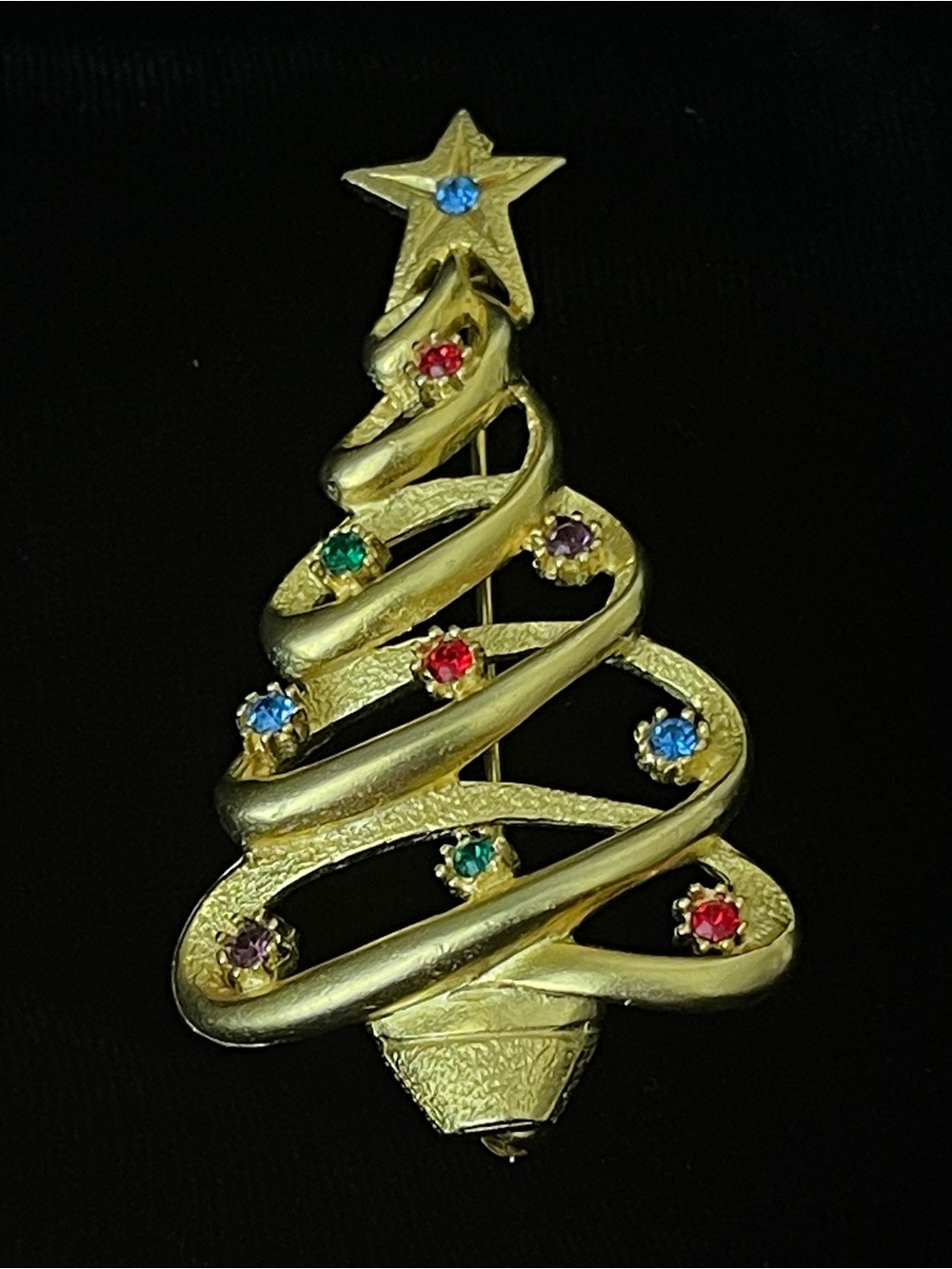 Jonette Jewelry Christmas Tree Brooch